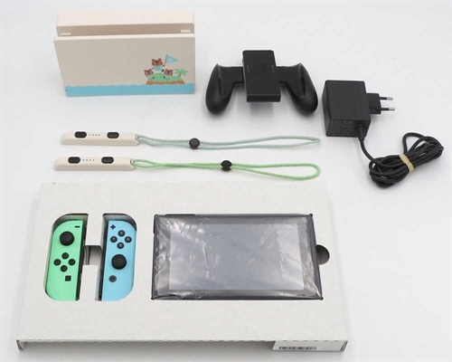 Nintendo Switch - Animal Crossing New Horizons Edition - Complete In Box - Console - SNR XKJ10047258326 (A Grade) (Used)